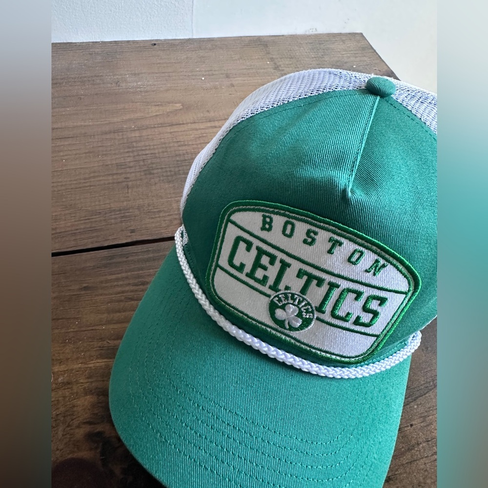 Boston Celtics Green and White Cap
